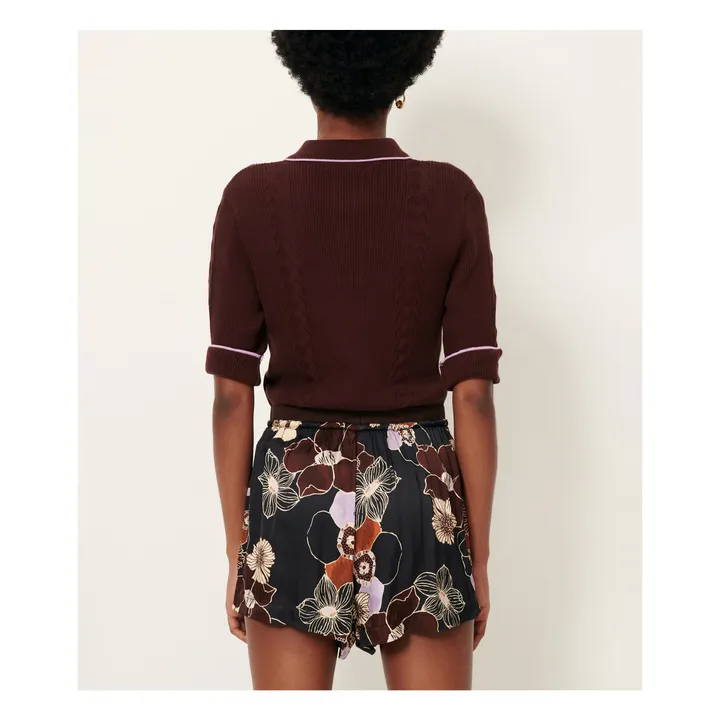 Polo Jodi Coton Bio | Marron- Image produit n°4