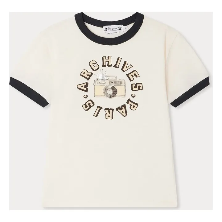 T-shirt Akiva Coton Bio | Ivoire- Image produit n°4