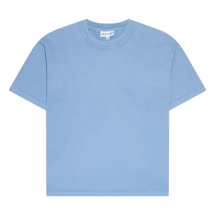 T-shirt Nils Coton Bio | Bleu gris- Image produit n°0