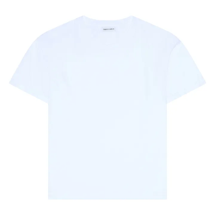 Camiseta de algodón orgánico Hana | Blanco- Imagen del producto n°0