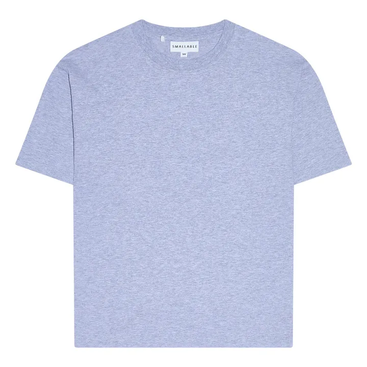 T-shirt Nils Coton Bio | Gris chiné- Image produit n°0