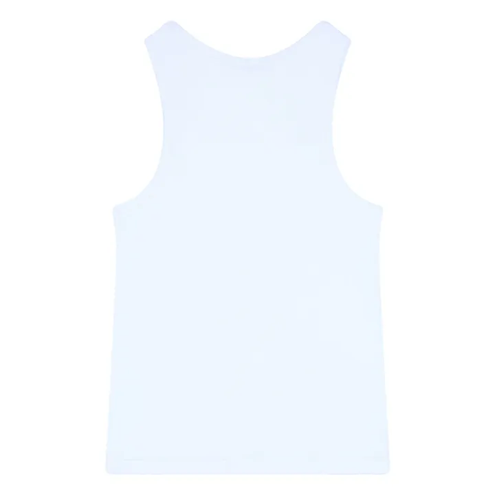 Camiseta de tirantes Ayla de algodón orgánico | Blanco- Imagen del producto n°3