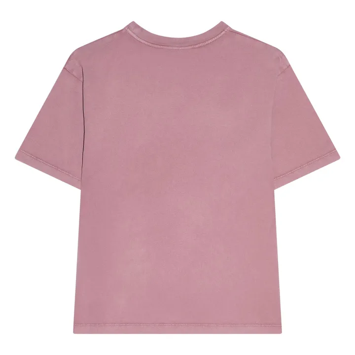 T-shirt Finn Coton Bio | Prune- Image produit n°3