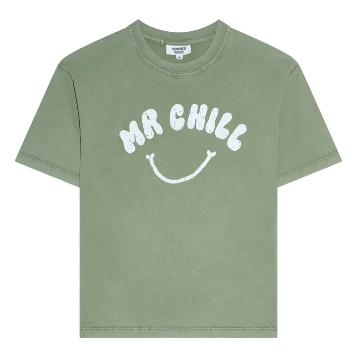 T-shirt Finn Coton Bio | Vert kaki- Image produit n°0