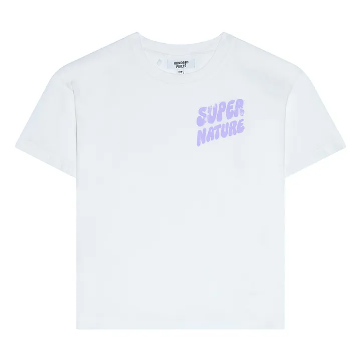 T-shirt Luna Coton Bio | Blanc cassé- Image produit n°0