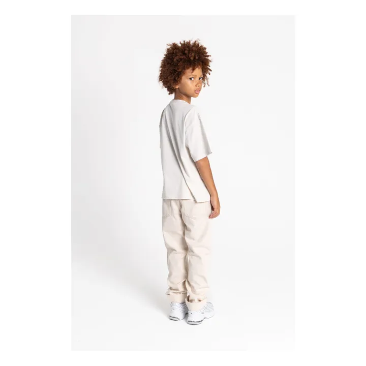 T-shirt Finn Coton Bio | Beige- Image produit n°2