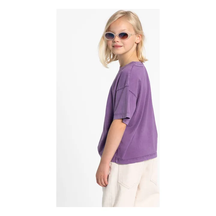 T-shirt Luna Coton Bio | Mauve- Image produit n°5