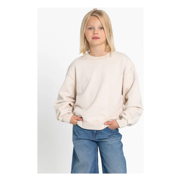 Sudadera Maia de algodón orgánico | Crema- Imagen del producto n°2