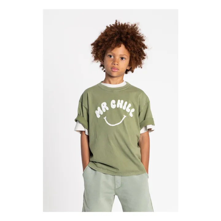 Short Milo Coton Bio | Vert kaki clair- Image produit n°1