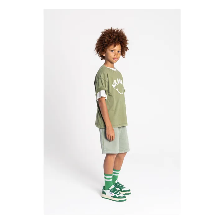 Short Milo Coton Bio | Vert kaki clair- Image produit n°4