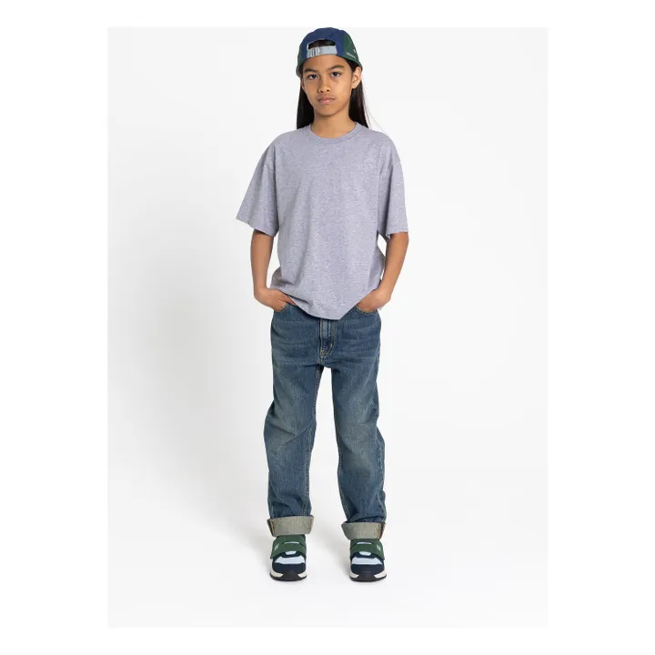 T-shirt Nils Coton Bio | Gris chiné- Image produit n°1