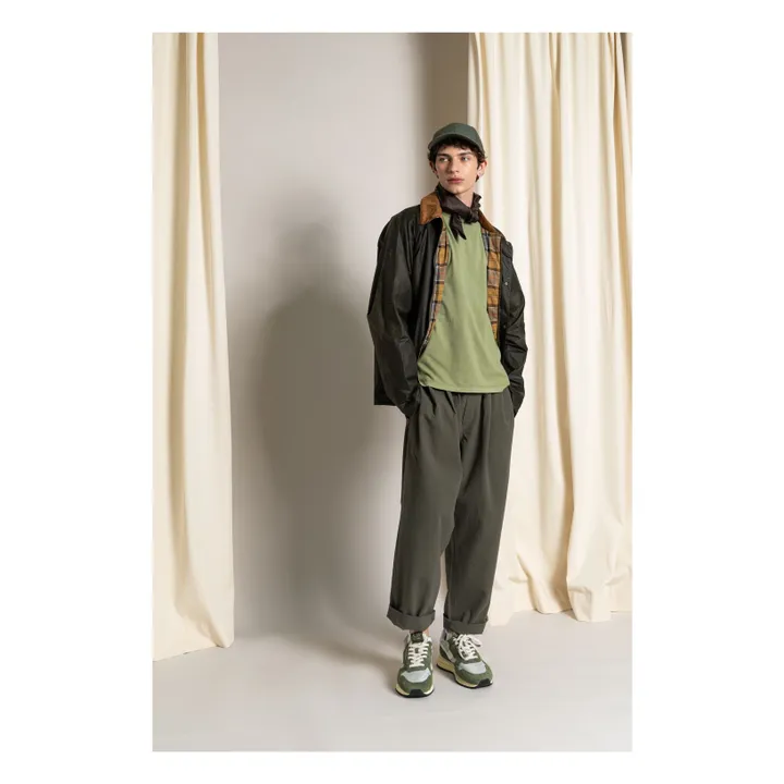 T-shirt Solal Coton Bio | Vert kaki clair- Image produit n°6