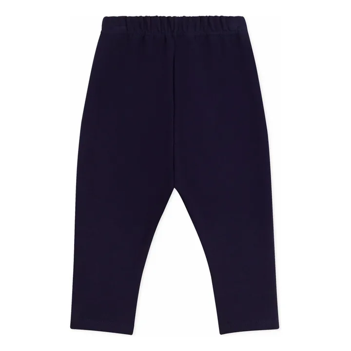 Pantalon Molletonné Coton Bio | Bleu nuit- Image produit n°1