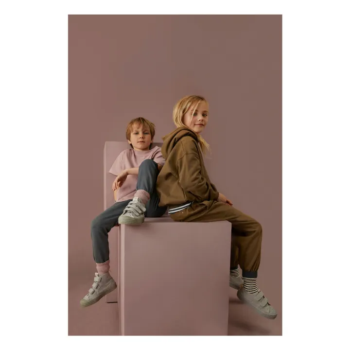 Jogger Coton Bio | Brun kaki- Image produit n°3