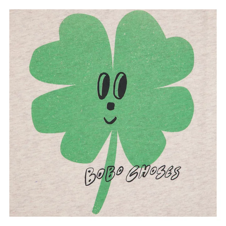 T-shirt Colorblock Trèfle Coton Bio | Jaune- Image produit n°3