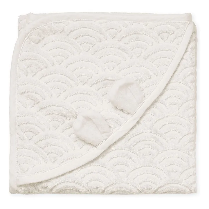Cape de bain | Blanc- Image produit n°2