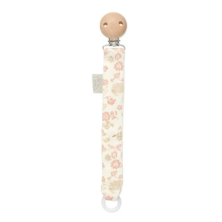 Attache-tétines Augusta | Rose pêche- Image produit n°0