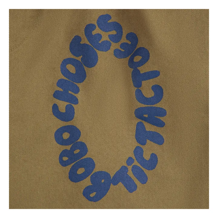 Cargo Tic Tac Toe Coton Bio | Vert kaki- Image produit n°5