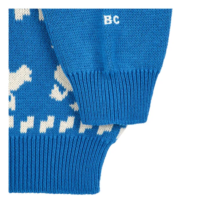 Pull Ferme Coton Bio | Bleu- Image produit n°5