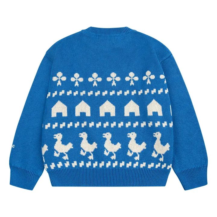 Pull Ferme Coton Bio | Bleu- Image produit n°4