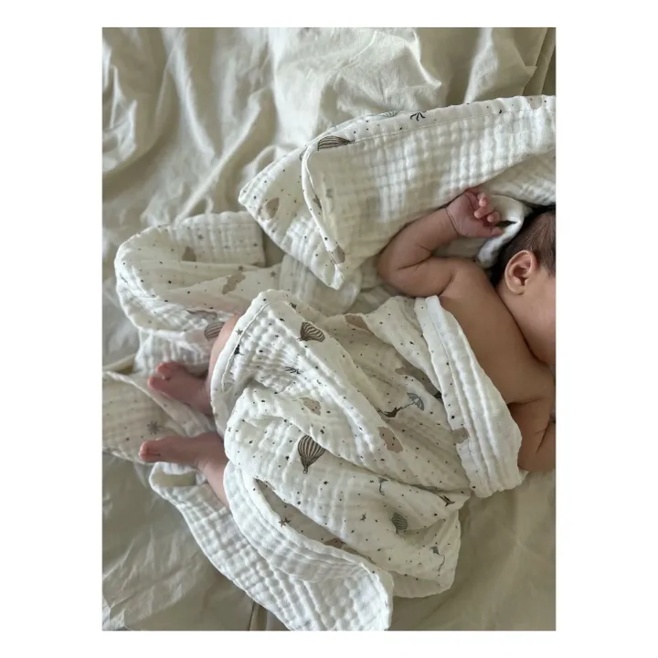 Dreamland muslin blanket | Light blue- Product image n°4