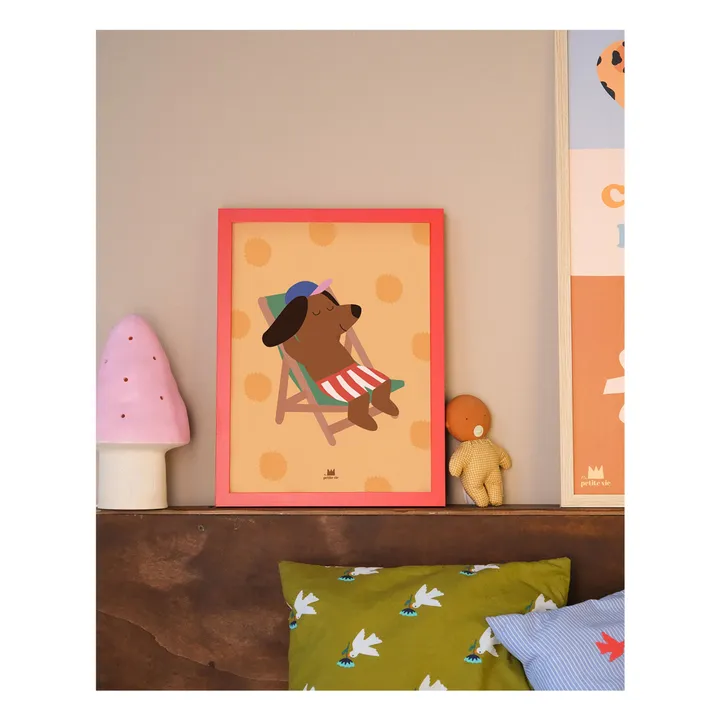 Affiche Chien Sun | Jaune- Image produit n°1