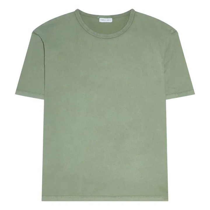 T-shirt Solal Coton Bio | Vert kaki clair- Image produit n°0