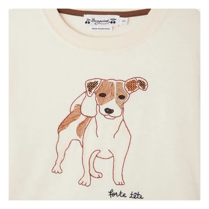 T-shirt Tadda Coton Bio | Ivoire- Image produit n°2