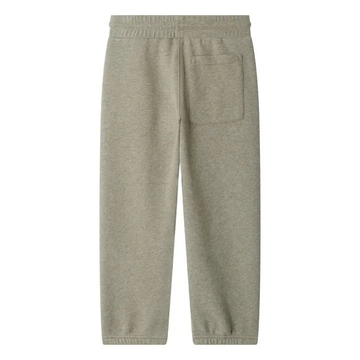 Jogger Tidji Molleton Coton Bio | Vert céladon- Image produit n°1