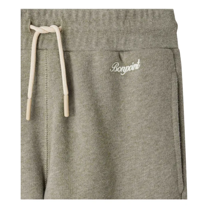 Jogger Tidji Molleton Coton Bio | Vert céladon- Image produit n°2