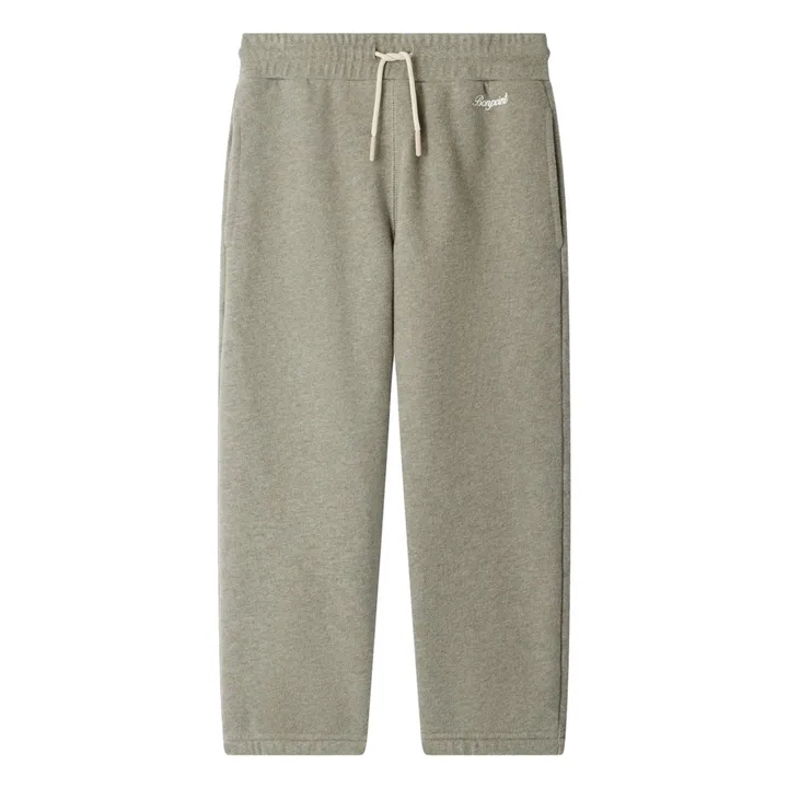 Jogger Tidji Molleton Coton Bio | Vert céladon- Image produit n°0
