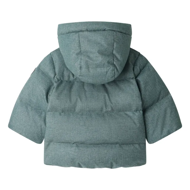 Doudoune Bozen Flanelle Fibres Recyclées | Vert- Image produit n°1