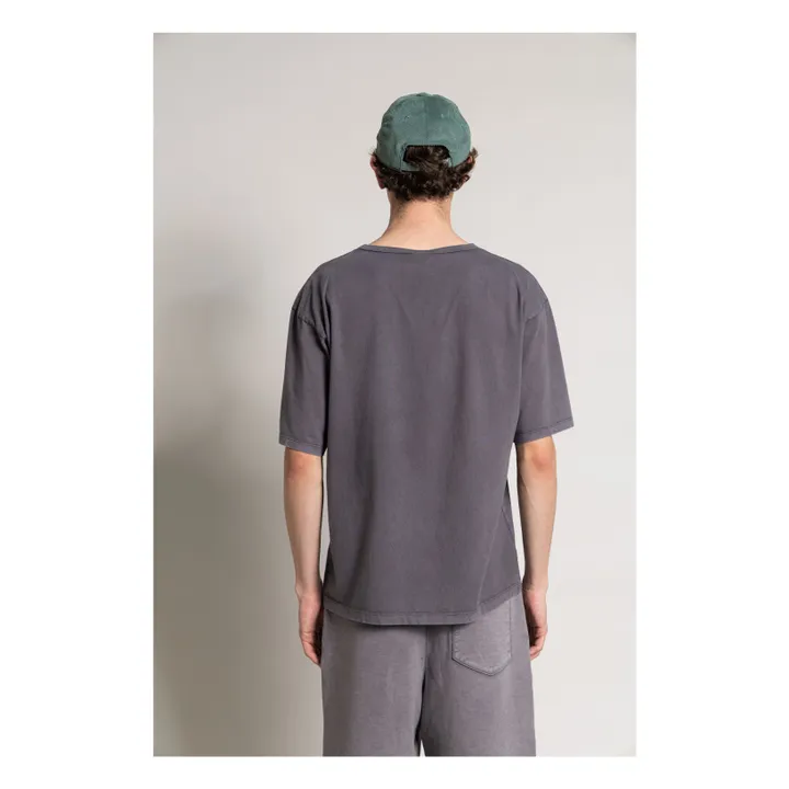 T-shirt Solal Coton Bio | Gris charbon- Image produit n°5