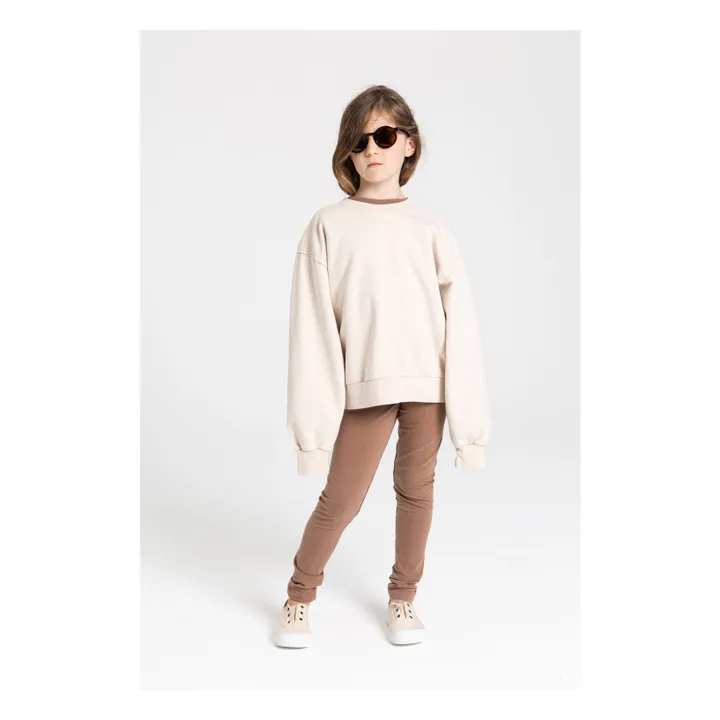 Legging Lou Coton Bio | Marron- Image produit n°4