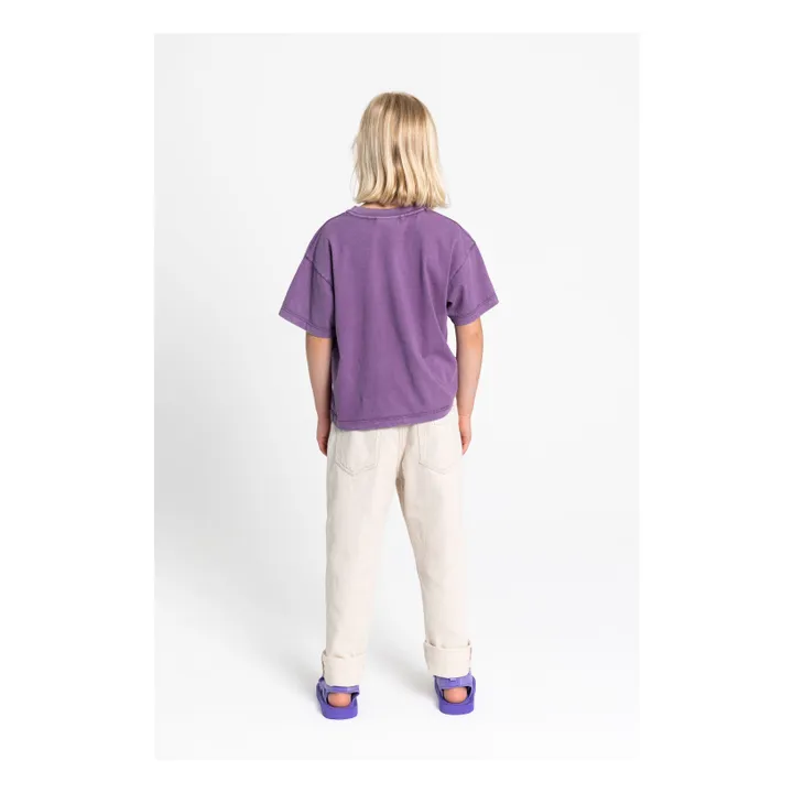T-shirt Luna Coton Bio | Mauve- Image produit n°6