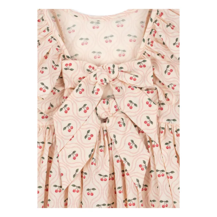 Cianna Cerises organic cotton dress | Pale Pink- Product image n°2