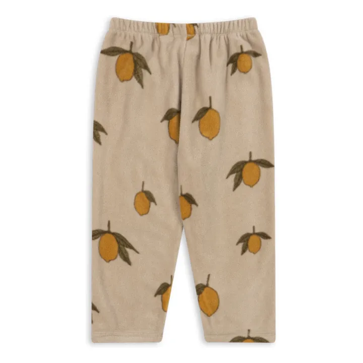 Pantalon Polaire Tavi Citrons Fibres Recyclées | Beige- Image produit n°1