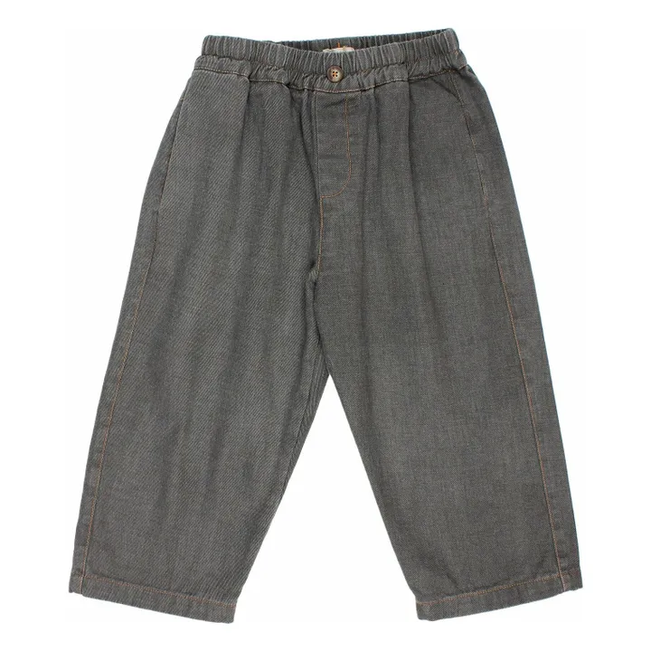 Pantalon Denim Coton Bio | Denim gris- Image produit n°0