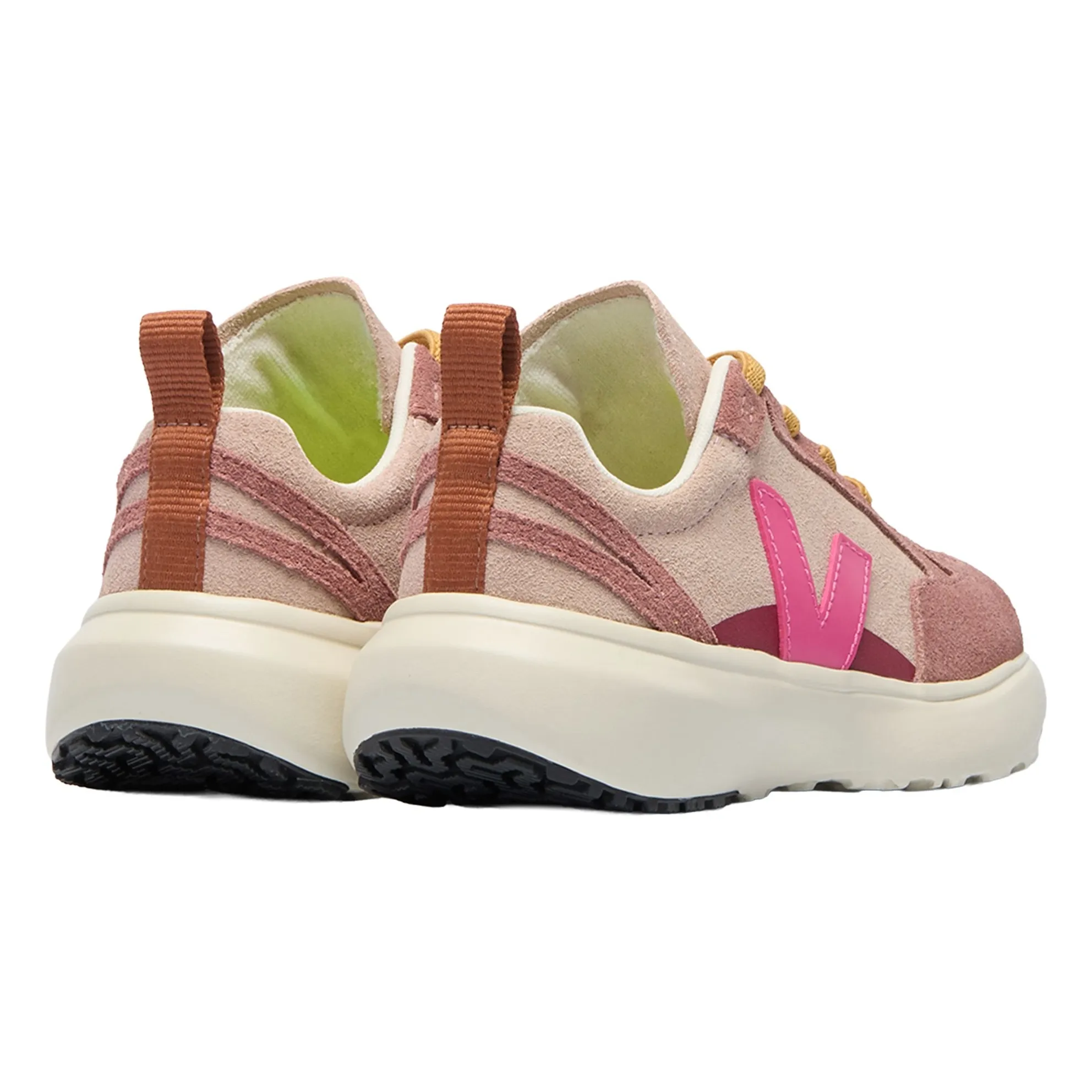 Baskets Lacets Elastiqués Canary Light Suede | Rose- Image produit n°2