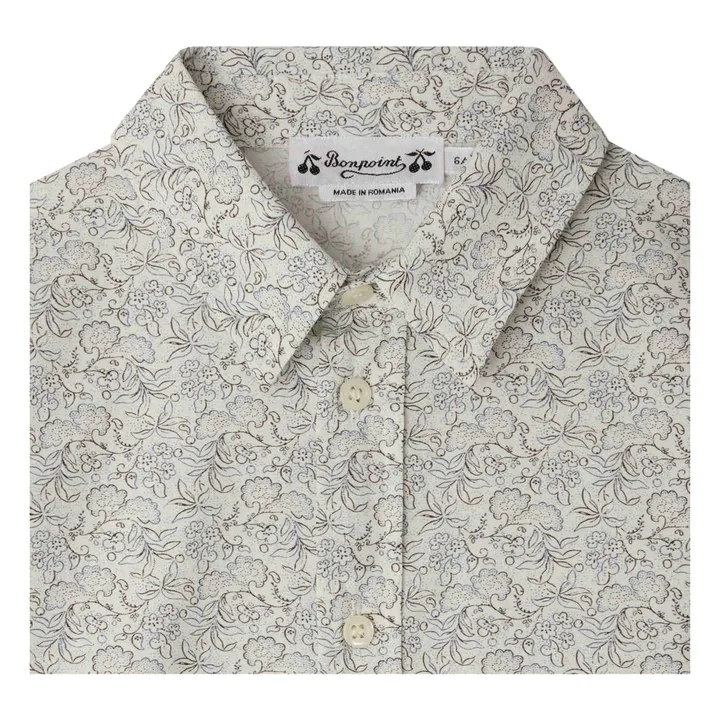Chemise Daho Coton Bio | Ecru- Image produit n°2
