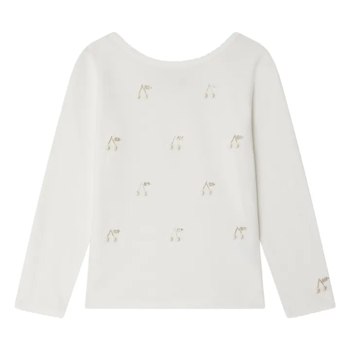 T-shirt Jibou Jersey Coton Bio | Blanc- Image produit n°0