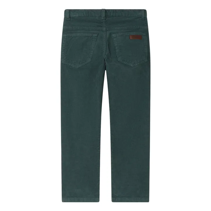 Pantalon Jagger Velours Coton Bio | Vert- Image produit n°3