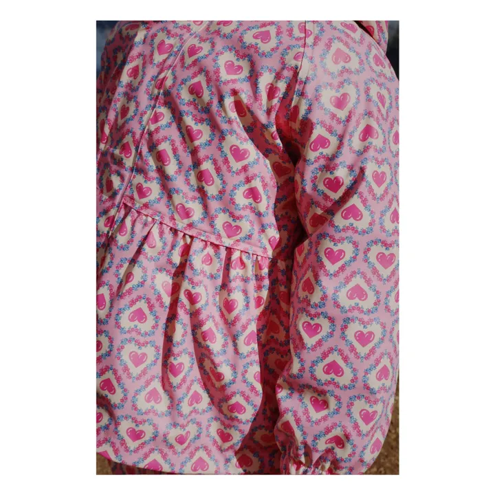 Ensemble de Pluie Palme Cœurs | Rose- Image produit n°6