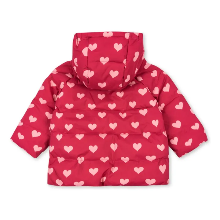 Doudoune Nuka Cœurs Fibres Recyclées | Rose fuschia- Image produit n°3