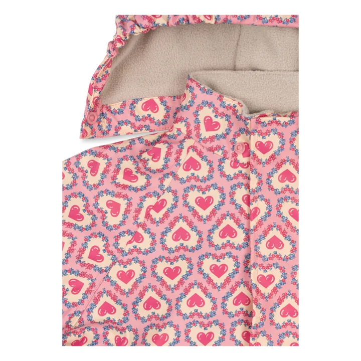 Ensemble de Pluie Palme Cœurs | Rose- Image produit n°4