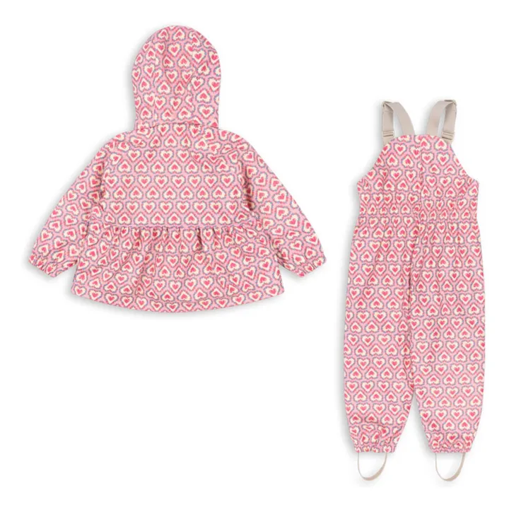 Ensemble de Pluie Palme Cœurs | Rose- Image produit n°3