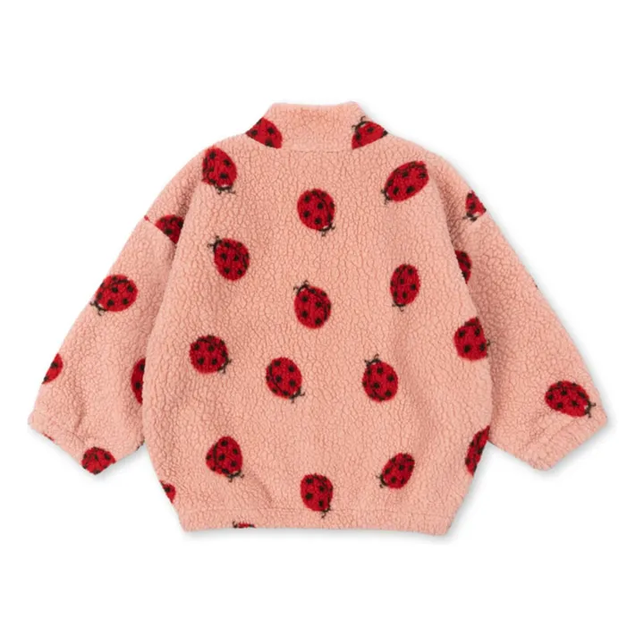 Veste Façon Sherpa Jody Coccinelles Fibres Recyclées | Rose- Image produit n°3