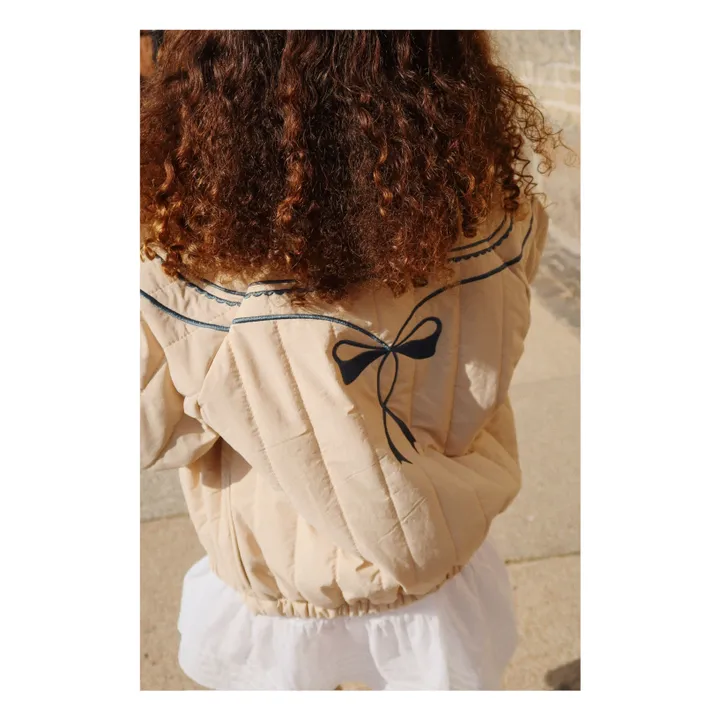 Bomber Juno Nœuds | Rose pâle- Image produit n°2