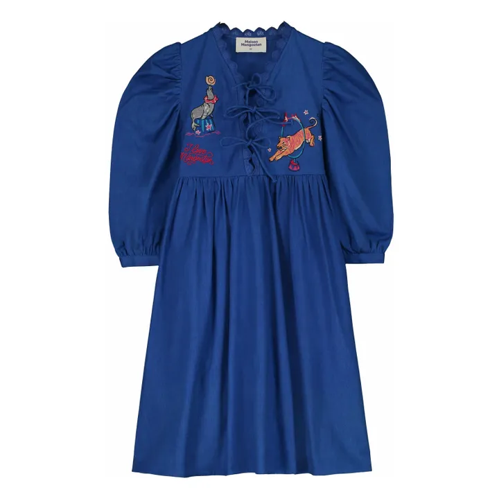 Robe Circus Coton Bio | Bleu- Image produit n°0