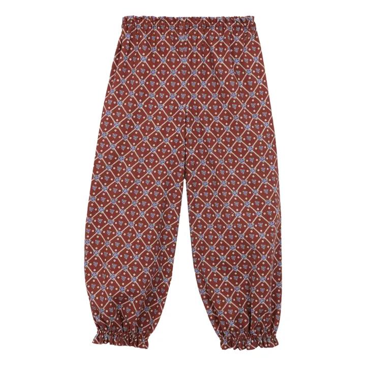 Pantalon Juliana Coton Bio | Bordeaux- Image produit n°0
